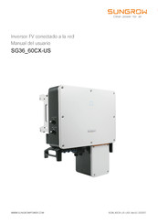 Sungrow SG36CX-US Manual Del Usuario