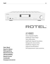 Rotel A14MKII Manual De Instrucciones