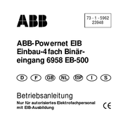 ABB 6958 EB-500 Manual De Instrucciones