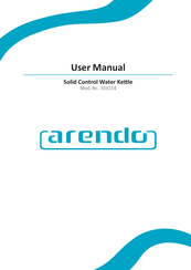 ARENDO 303234 Manual Del Usario