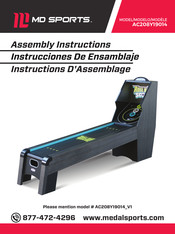 MD SPORTS AC208Y19014 Instrucciones De Ensamblaje