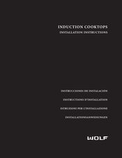 Wolf ICBCT15I/S Instrucciones De Instalación
