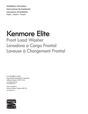 KENMORE ELITE 137412800 Instrucciones De Instalación