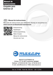 MASCOT 205145 Manual De Instrucciones