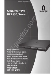 Iomega StorCenter pro Nas 450 Guía De Instrucciones Rápidas