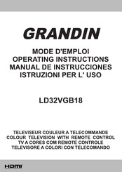 Grandin LD32VGB18 Manual De Instrucciones