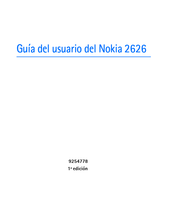 Nokia 2626 Guia Del Usuario