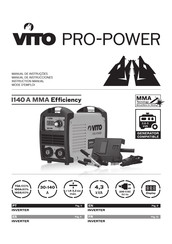 VITO PRO-POWER I140 A MMA Efficiency Manual De Instrucciones