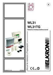 Elkron WL31 Manual De Instalación Y Programación