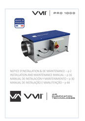 VMI PRO 1000 Manual De Instalación Y Mantenimiento