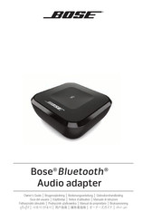 Bose Bluetooth Audio adapter Guia Del Usuario