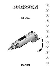 Proxxon FBS 240/E Manual De Instrucciones