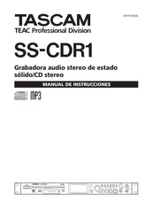 Tascam SS-CDR1 Manual De Instrucciones