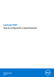 Dell Latitude 5591 Guía De Configuración Y Especificaciones