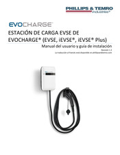 Phillips & Temro industries EVOCHARGE iEVSE Plus Manual Del Usuario Y Guía De Instalación