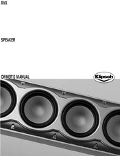 Klipsch Reference Serie Manual Del Usario