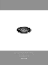 Nostalgia Products LPF150 Instrucciones Y Recetas