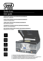 Trevi TT 1065E Manual Para El Uso Y La Conexión