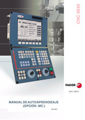Fagor CNC 8040 Manual De Autoaprendizaje