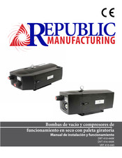 Republic Manufacturing DVT 416-440K Manual De Instalación Y Funcionamiento