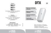 Delta Dore DTX Manual De Instalación Y De Utilización