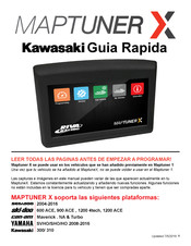 Kawasaki MAPTUNER X Guía Rápida