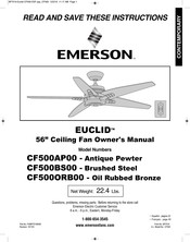 Emerson EUCLID CF500AP00 Manual Del Propietário