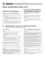 Bosch HDD0RSP Instrucciones De Instalación