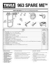 Thule 963 SPARE ME Manual Del Usuario