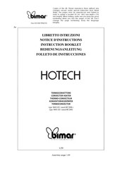 Bimar HOTECH S602.EU Folleto De Instrucciones