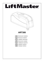 Chamberlain LiftMaster ART300 Instalación Mecánica