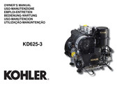 Kohler KD625-3 Uso-Manutencion