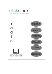 GINGKO clickclock radio Manual Del Usuario