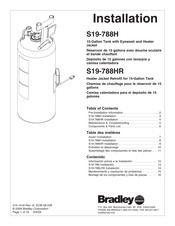 Bradley S19-788HR Instalación