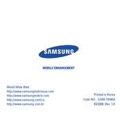 Samsung SBH700 Manual Del Usuario