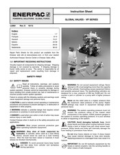 Enerpac VP22 Hoja De Instrucciones
