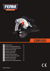 Ferm CSM1033 Traducción Del Manual Original