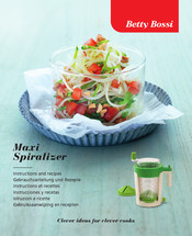 Betty Bossi Maxi Spiralizer Instrucciones Y Recetas