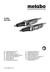 Metabo G 400 Manual Original