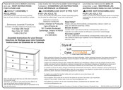 Simmons Juvenile Furniture 303030 Instrucciones De Ensamble