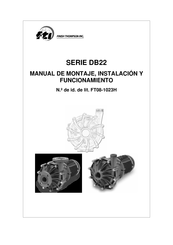 Finish Thompson DB22 Serie Manual De Montaje, Instalación Y Funcionamiento