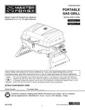 Master Forge GBT13039L Manual Del Usuario