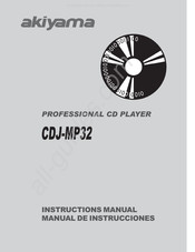 Akiyama CDJ-MP32 Manual De Instrucciones