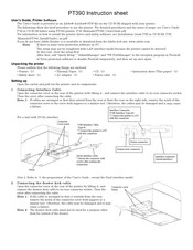 Oki PT390 Manual De Instrucciones