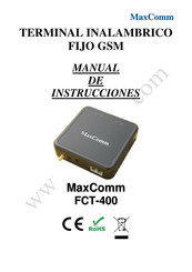 MaxComm FCT-400 Manual De Instrucciones