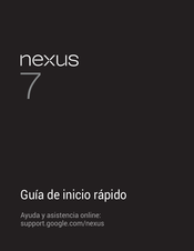 Asus Nexus 7 Guia De Inicio Rapido