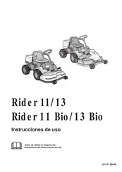 Husqvarna Rider 11 Instrucciones De Uso