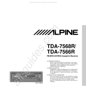 Alpine TDA-7566R Manual De Operación