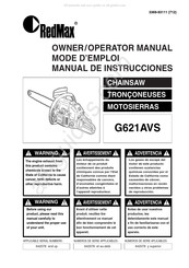 RedMax G621AVS Manual De Instrucciones