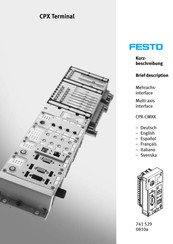 Festo CMXX Serie Instrucciones Para El Usuario